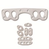 Remflex Exhaust Header Gasket Sets 7002 and Manifold Gaskets, Stock Port, Graphite, Egg-shaped Ports, for Applications, Toyota, 2.4L, Set thumbnail 1