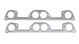 Remflex Exhaust Header Gasket Sets 12-002 and Manifold Gaskets, Round Port, Graphite, Pontiac, Pair thumbnail 2