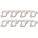 Remflex Exhaust Header Gasket Sets 3012 and Manifold Gaskets, Square Port, Graphite, Ford 351M, Ford 400, Pair thumbnail 1