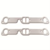 Remflex Exhaust Header Gasket Sets 12-004 Gaskets, Graphite, D-shaped Center with Oval End Ports, Pontiac V8, Pair thumbnail 1