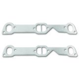 Remflex Exhaust Header Gasket Sets 12-004 Gaskets, Graphite, D-shaped Center with Oval End Ports, Pontiac V8, Pair thumbnail 2