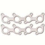 Remflex Exhaust Header Gasket Sets 3069 and Manifold Gaskets, Round Port, Graphite, Designed for Applications Only, Ford, 5.0L, Pair thumbnail 1