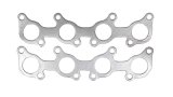 Remflex Exhaust Header Gasket Sets 3069 and Manifold Gaskets, Round Port, Graphite, Designed for Applications Only, Ford, 5.0L, Pair thumbnail 2