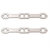 Remflex Exhaust Header Gasket Sets 2081 and Manifold Gaskets, Square Port, Graphite, Designed for AFR 23 degree Non-spread Port Cylinder Heads, Chevy, Small Block, Pair thumbnail 1