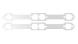 Remflex Exhaust Header Gasket Sets 2081 and Manifold Gaskets, Square Port, Graphite, Designed for AFR 23 degree Non-spread Port Cylinder Heads, Chevy, Small Block, Pair thumbnail 2