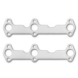 Remflex Exhaust Header Gasket Sets 2012 Gasket, Graphite, Round Port, Chevy, V6, 2.8L, 3.1L, 3.4L, Each thumbnail 2