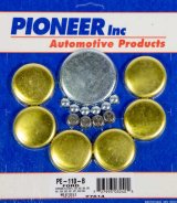Pioneer Performance Freeze Plugs PE-110-B Engine Expansion Plugs, Brass, Ford, Mercury, Big Block FE, Kit thumbnail 2