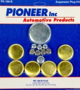 Pioneer Performance Freeze Plugs PE-108-B Plug Kit, Brass, Ford, 289, 302, 351W, Kit thumbnail 2