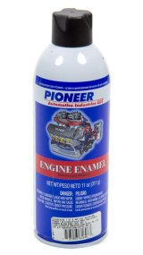 Pioneer Engine Enamel 11 Oz. Low-gloss Black T-61-A Paint, Enamels Qty. 6, Black, Low-gloss, oz., Aerosol, Set of 6 thumbnail 1