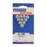 Pioneer Timing Cover Fasteners S-1105 Fasteners, Ten 1/4 in.-20 x 7/16 in. Bolts with Lock Washers, Natural, Fits Stamped Steel Covers, Chevrolet, V8, Set of 10 thumbnail 2