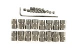 Pioneer Rocker Arm Adjusting Nuts 850008 Nuts, Non Roller, Polylock, 3/8-24 in. Stud Thread Diameter, Set of 16 thumbnail 2