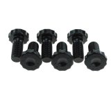 RAM Flywheel Bolts 575 Bolts, Steel, Black Oxide, Hex Head, 7/16 in. x 1 in., Chevy, GM, Small Block V8, 4.3L V6, Set of 6 thumbnail 1