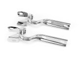Drake Hood Hinges for 1979-1993 MUSTANG - D9ZZ-16796-S Hinges, 304 Stainless Steel, Polished, Ford, Pair thumbnail 2