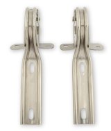 Drake Hood Hinges for 1979-1993 MUSTANG - D9ZZ-16796-S Hinges, 304 Stainless Steel, Polished, Ford, Pair thumbnail 4