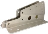 Kirkey Seat Mounting Brackets 99214 Mount, Aluminum, Natural, 3/16 in. Thickness, Pair thumbnail 2