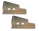 Kirkey Seat Mounting Brackets 99214 Mount, Aluminum, Natural, 3/16 in. Thickness, Pair thumbnail 4