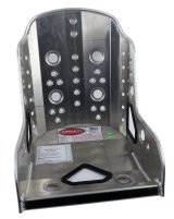 Kirkey 55V Series Aluminum Vintage Class Bucket Seats 55160V and Bench Seats, Seats, Fixed Back Bucket, 10 To 20 degree, Aluminum, Natural, 16.00 in. Width, Each thumbnail 2