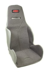 Kirkey 16 Series Seat Covers 16417 Cover, Economy Drag Race, Highback, Gray Tweed, 15.5 in. Width, New Style, Each thumbnail 2