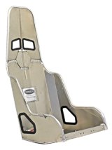 Kirkey 55 Series Aluminum Pro Street Drag Seats 55160 Seat, Drag, Highback Bucket, 18 degree Layback, Aluminum, Natural, 16.00 in. Width, Each thumbnail 3