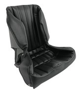 Kirkey 55V Series Seat Covers 5518501V Covers, Racing, Series, Vinyl, Black, 10 To 20 degree Layback, 18.500 in. Width, for KIR-55185V Seat, Each thumbnail 1