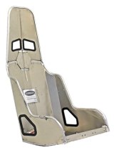 Kirkey 55 Series Aluminum Pro Street Drag Seats 55150 Seat, Drag, Highback Bucket, 18 degree Layback, Aluminum, Natural, 15.00 in. Width, Each thumbnail 3