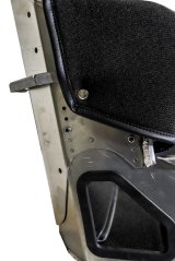 Kirkey 80 Series Seat and Cover Kits 80150KIT Cover, Series, Highback, Aluminum, Black Cover, 15 in. Width, Each thumbnail 4