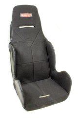 Kirkey 16 Series Seat Covers 16811 Cover, Economy Drag Race, Highback, Black Cloth, 17.5 in. Width, New Style, Each thumbnail 3