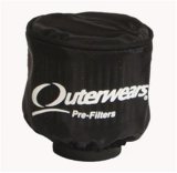 Outerwears Prefilters 10-1010 Air Cleaner, Pre-Filter, Polyester, Black, 3.5 in. Diameter, 6 in. Height, Each thumbnail 2