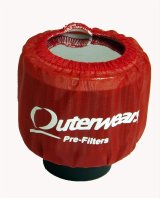 Outerwears Prefilters 10-1018 Air Cleaner Pre-Filter, Shielded, Polyester, Blue, 3 in. Diameter, 2.5 in. Height, Each thumbnail 2