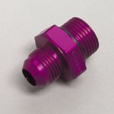 MagnaFuel AN Flare-to-Straight Adapters MP-3017 Fitting, Adapter, to Straight Cut, Straight, Aluminum, Purple Anodized, -8 AN, -10 AN, Each thumbnail 2