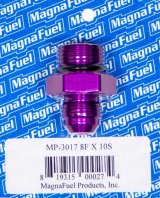 MagnaFuel AN Flare-to-Straight Adapters MP-3017 Fitting, Adapter, to Straight Cut, Straight, Aluminum, Purple Anodized, -8 AN, -10 AN, Each thumbnail 3
