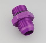 MagnaFuel AN Flare-to-Straight Adapters MP-3009 Fitting, Adapter, to Straight Cut, Straight, Aluminum, Purple Anodized, -12 AN, -12 AN, Each thumbnail 2