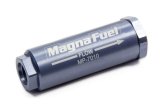 MagnaFuel 25 Microns Fuel Filter with -8 AN Inlet Size MP-7010 Filter, Gasoline, Alcohol, Aluminum Housing, Clear Anodized, Microns, O-Ring Fittings, Inlet/Outlet, Each thumbnail 2