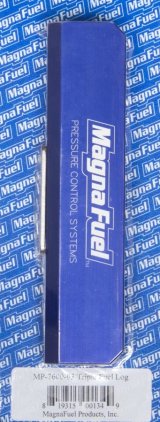 MagnaFuel Fuel Logs MP-7600-03 Block, Log-Type, Billet Aluminum, Blue Anodized, -10 AN Female Inlet, Triple -10 AN Female Outlets, Each thumbnail 2
