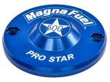 MagnaFuel Electric Fuel Pump Replacement Components MP-4400-02 Motor Cap, ProStar 500, Aluminum, Blue Anodized, Each thumbnail 2