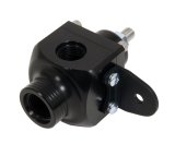 MagnaFuel Carbureted Racing Fuel Pressure Control Units MP-9833-BLK Regulator, Aluminum, Black Anodized, 4-12 psi, -10 AN Inlet, -8 AN Outlet, Each thumbnail 1