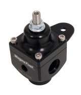 MagnaFuel Carbureted Racing Fuel Pressure Control Units MP-9833-BLK Regulator, Aluminum, Black Anodized, 4-12 psi, -10 AN Inlet, -8 AN Outlet, Each thumbnail 3
