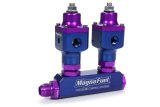 MagnaFuel Nitrous Oxide Pressure Regulators MP-9540 Regulator, Oxide, Single Four Barrel, Two-Stage Nitrous, Aluminum, Blue Anodized, Kit thumbnail 2