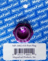 MagnaFuel Plugs MP-3002 Fitting, External Hex Head Port Plug, -10 AN O-Ring, Aluminum, Purple Anodized, Each thumbnail 3