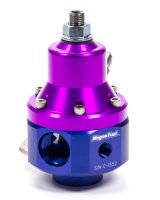 MagnaFuel Carbureted Fuel Pressure Regulators MP-9945 Regulator, Aluminum, Purple Anodized, 4-12 psi, Return Line, Universal, Each thumbnail 3