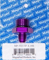 MagnaFuel AN Flare-to-Straight Adapters MP-3021 Fitting, Adapter, to Straight Cut, Straight, Aluminum, Purple Anodized, -6 AN, -10 AN, Each thumbnail 3
