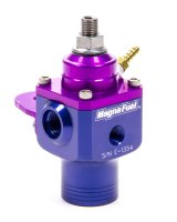 MagnaFuel Carbureted Racing Fuel Pressure Control Units MP-9690 Regulator, Aluminum, Blue Anodized, 4-12 psi, Universal, Each thumbnail 3