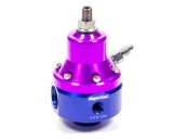 MagnaFuel EFI Fuel Pressure Control Units MP-9950-B Regulator, Gas, Alcohol, Aluminum, Blue, 35-85 psi, Dual -8 AN Inlets, Dual -8 AN Outlets, Each thumbnail 3