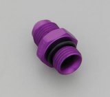 MagnaFuel AN Flare-to-Straight Adapters MP-3012 Fitting, Adapter, to Straight Cut, Straight, Aluminum, Purple Anodized, -6 AN, -6 AN, Each thumbnail 2