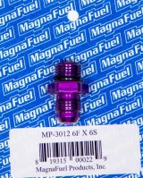 MagnaFuel AN Flare-to-Straight Adapters MP-3012 Fitting, Adapter, to Straight Cut, Straight, Aluminum, Purple Anodized, -6 AN, -6 AN, Each thumbnail 3