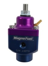 MagnaFuel Carbureted Racing Fuel Pressure Control Units MP-9833-B Regulator, with Boost Control, 4-12 psi, Gasoline, Alcohol, Aluminum, Blue Anodized, Each thumbnail 3