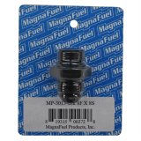 MagnaFuel AN Flare-to-Straight Adapters MP-3013-BLK Fitting, Adapter, to Straight Cut, Straight, Aluminum, Black Anodized, -8 AN, -8 AN, Each thumbnail 1