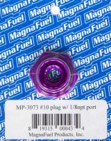 MagnaFuel Pressure Gauge Adapters MP-3073 Fuel Adapter, -10AN O-Ring w/ 1/8 in. NPT Center thumbnail 2