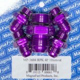 MagnaFuel Pressure Control Unit Fitting Kits MP-3604 Fittings, Fuel Regulator, MP-9433 Regulator Kits, One -10 AN Inlet and Four -6 AN Outlet Fittings, Purple, Kit thumbnail 2
