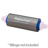 MagnaFuel 150 Microns Fuel Filter with -12 AN Inlet Size MP-7006 Filter, Gasoline, Alcohol, Aluminum Housing, Clear Anodized, Microns, O-Ring Fittings, Inlet/Outlet, Each thumbnail 1